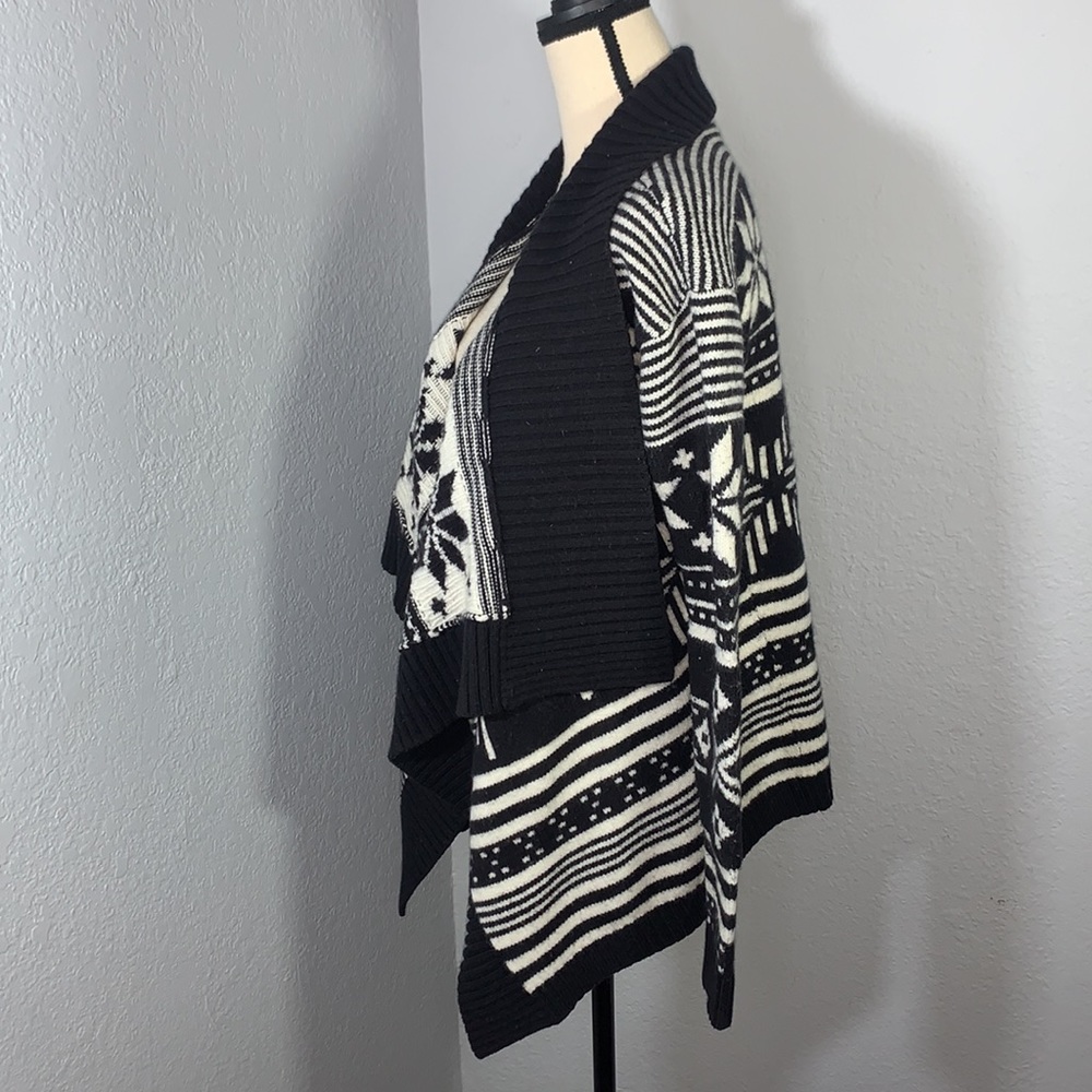 Express Heavy Drape Open Front Wool Blend Cardigan - image 4